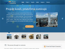 Tablet Screenshot of comenius.soshotel.sk